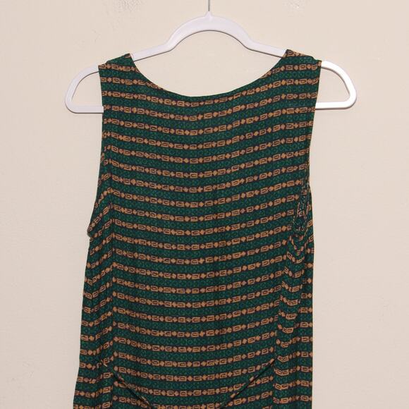 Vintage Maggy London Striped Pattern Sleeveless Maxi Dress Size 10 - Picture 4 of 7